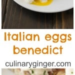 Italian eggs benedict