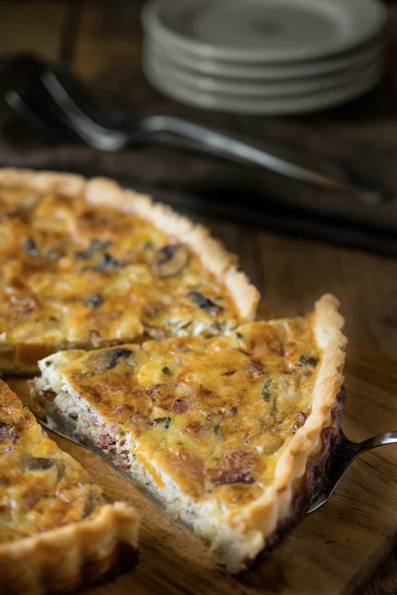 Autumn Harvest Quiche - Culinary Ginger