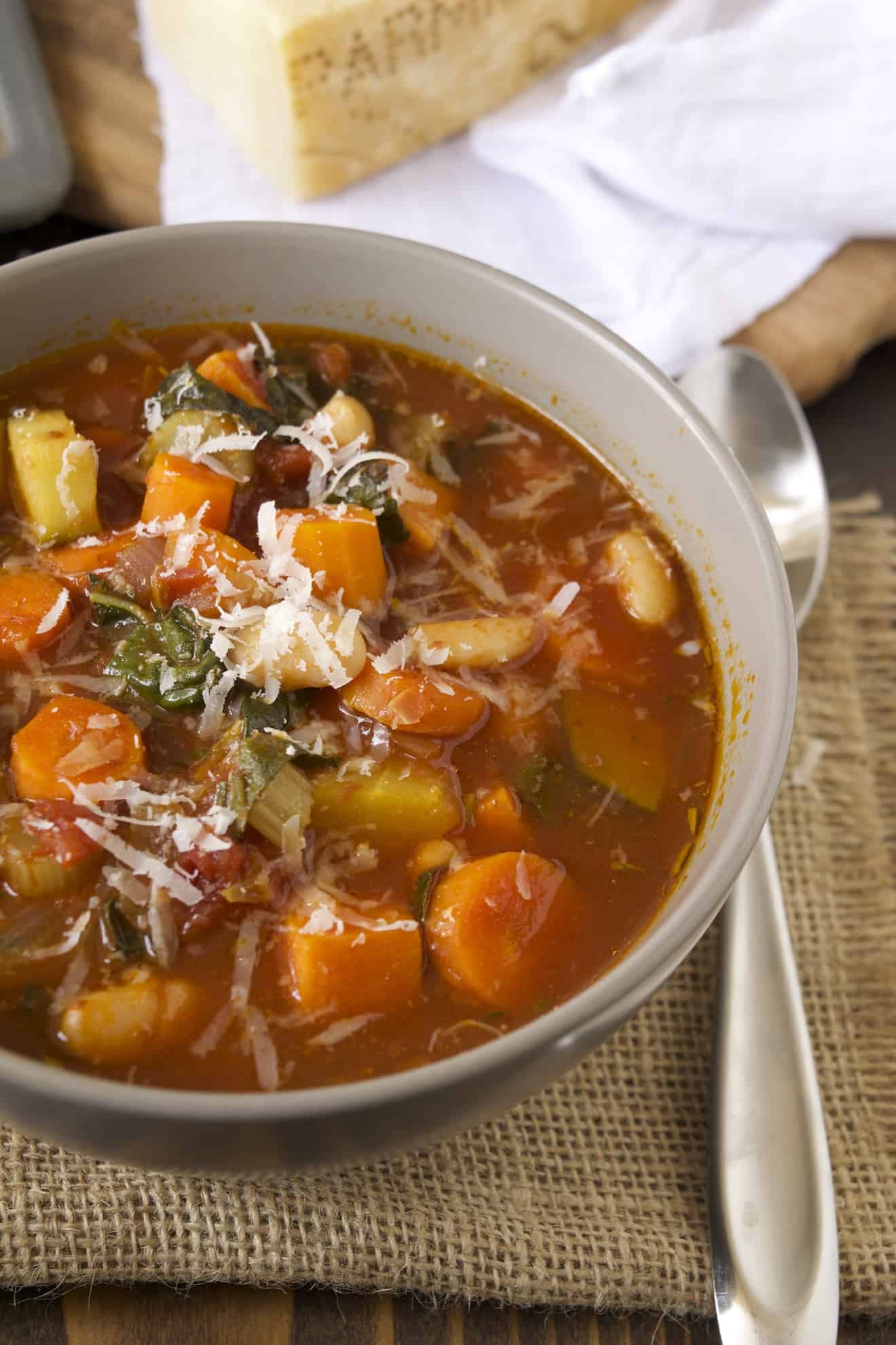 Autumn Minestrone Soup - Culinary Ginger