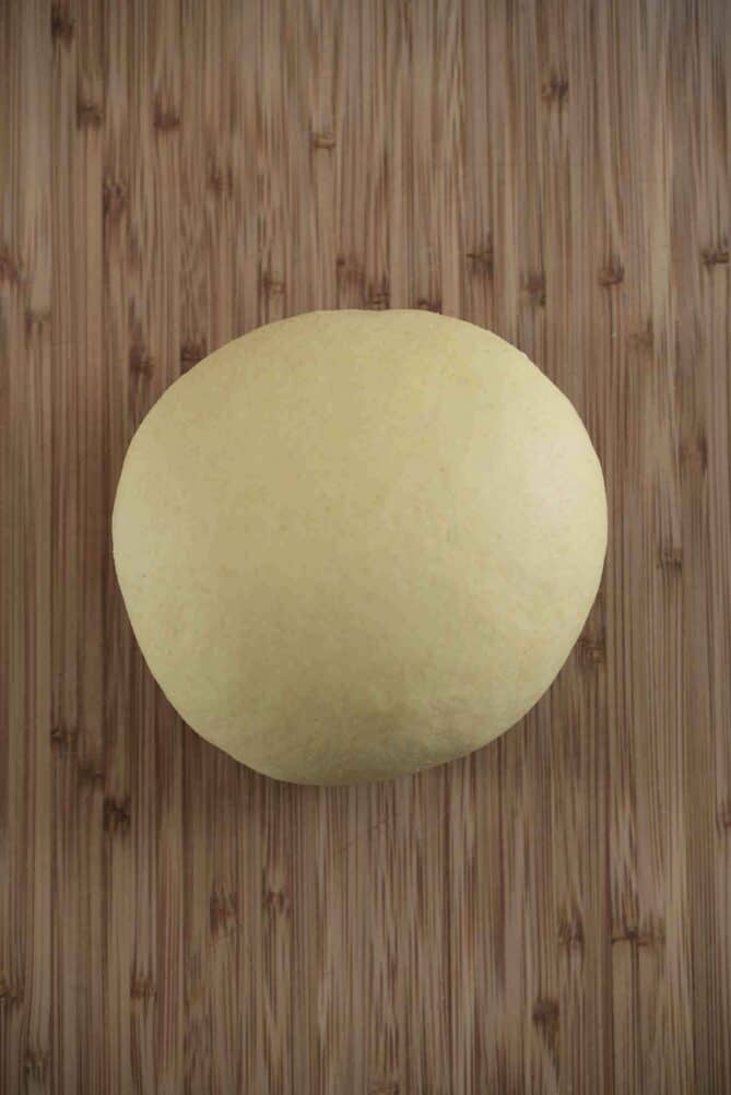 A ball of pasta dough