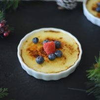 Eggnog crème brûlée