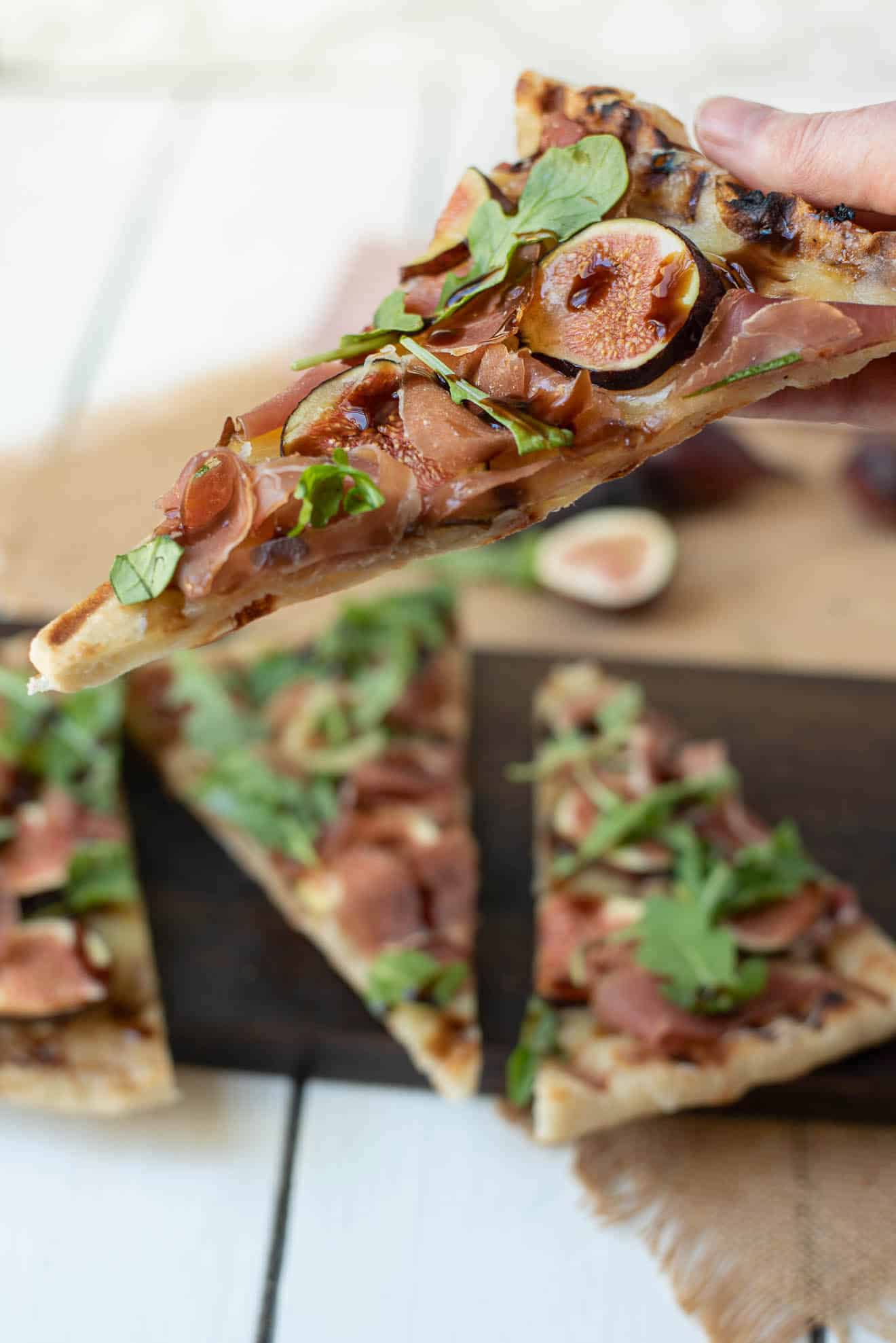 Grilled Flatbread with Figs