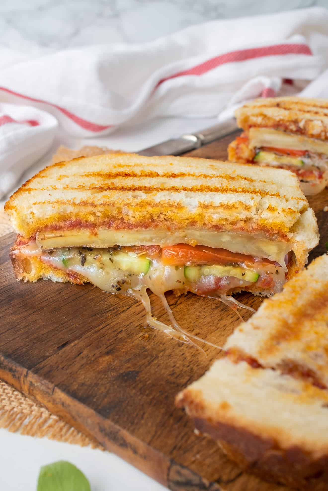 Grilled Summer Vegetable Panini - Culinary Ginger
