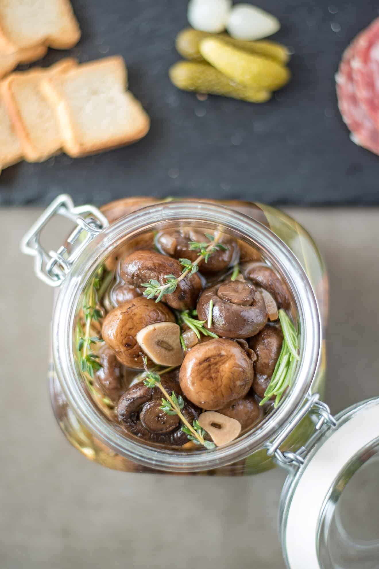 Judging from overhead, mushroom jar
