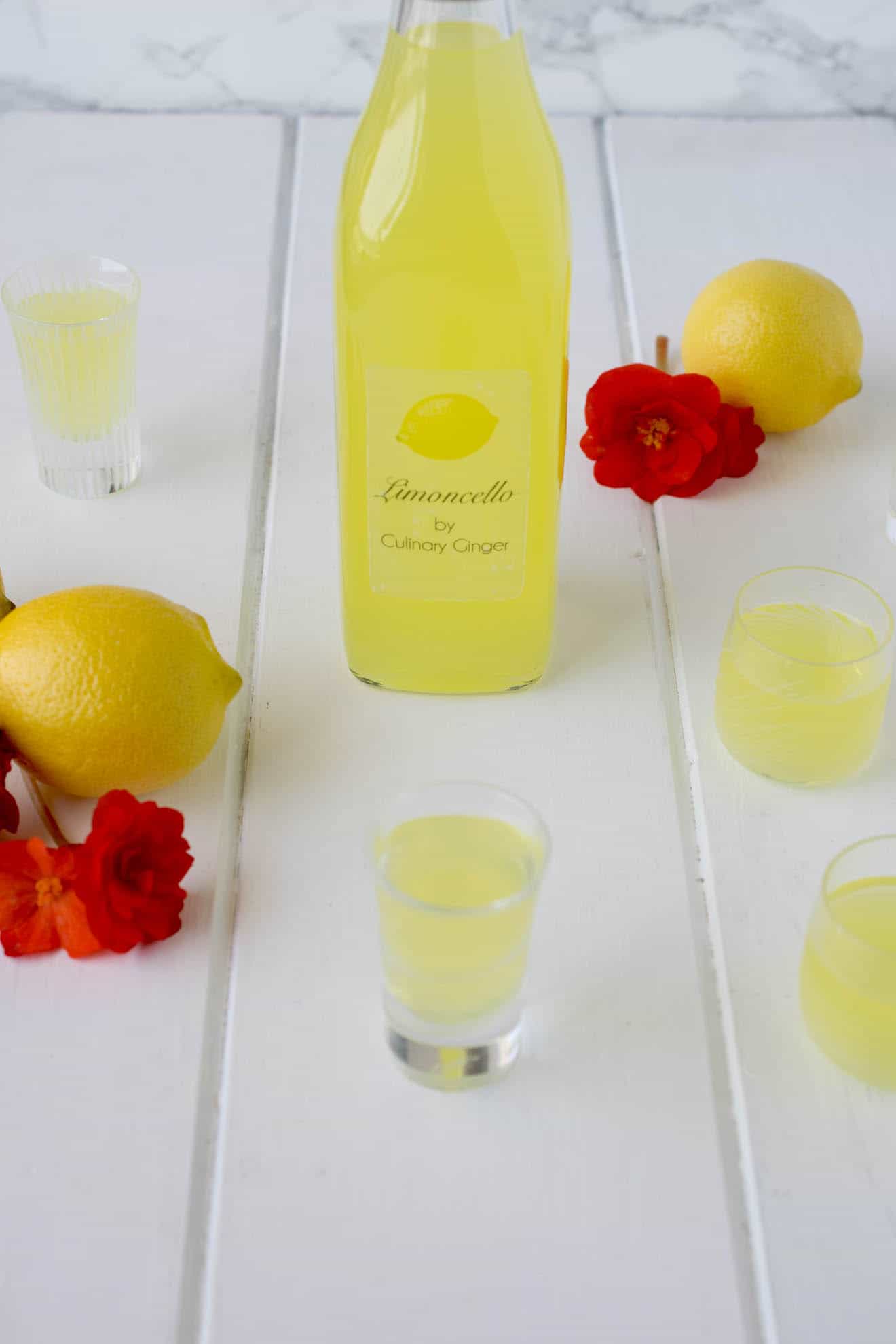 Homemade Limoncello - Culinary Ginger