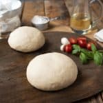 2 balls of yeast free pizza dough