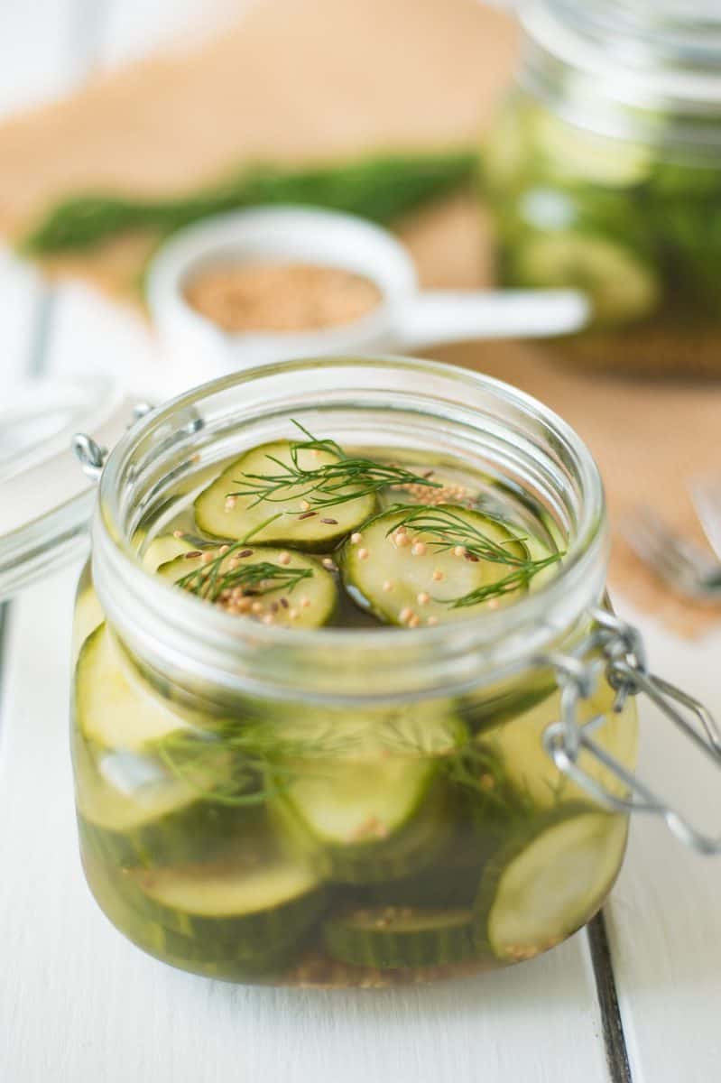 These homemade dill pickle chips take a few easy steps to transform simple cucumbers into fresh and crunchy, delicious pickle chips. Perfect for snacking, sandwiches and of course, burgers.