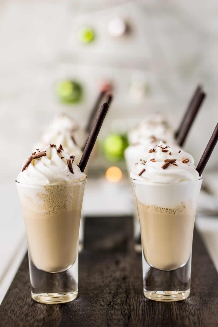 Irish Coffee Milkshake Shots