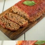 This Italian style meatloaf is comfort food all the way. With Italian flavors like pancetta, basil, Parmesan and lots of marinara sauce, this meatloaf tastes like the best giant meatball.