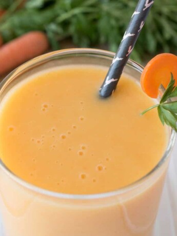 A mango smoothie