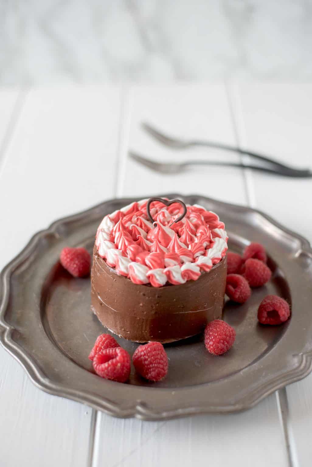 Mini Chocolate Cake for Two - Culinary Ginger