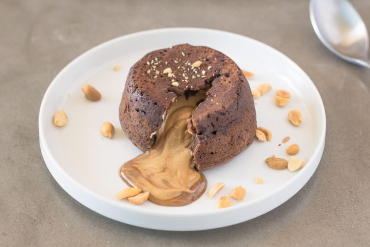 Peanut butter and chocolate are one of the most delicious flavor combinations. Peanut butter chocolate lava cakes bring the two together for a delectable, molten lava, chocolate dessert.