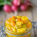 This Piccalilli recipe is a mixed vegetable relish that is has a very distinct look due to its slightly spicy, tangy mustard sauce. It’s a British staple!