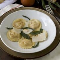 Pumpkin Ricotta Ravioli - Culinary Ginger
