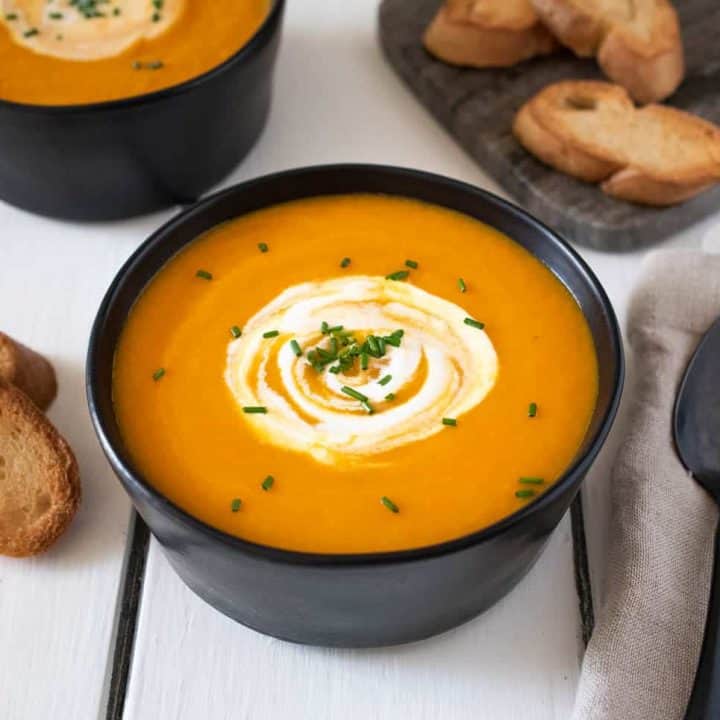 Carrot Ginger Soup. Just 4 Main Ingredients. 