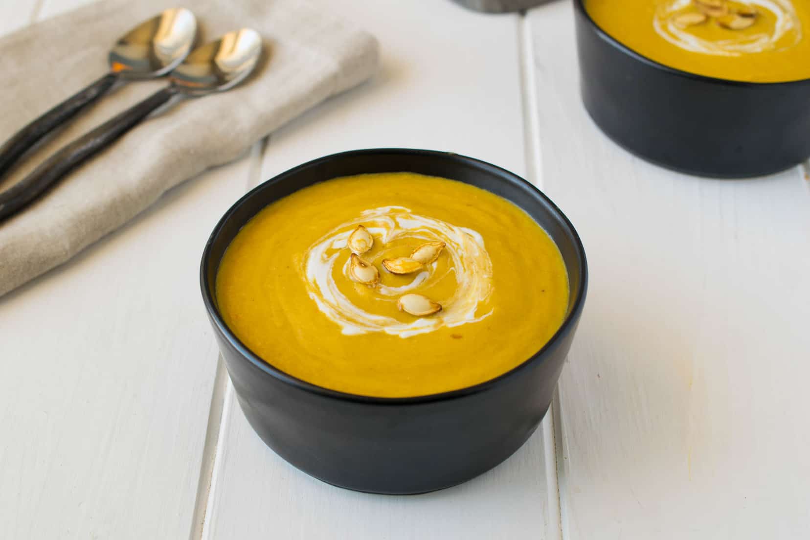 Roasted Pumpkin and Root Vegetable Soup