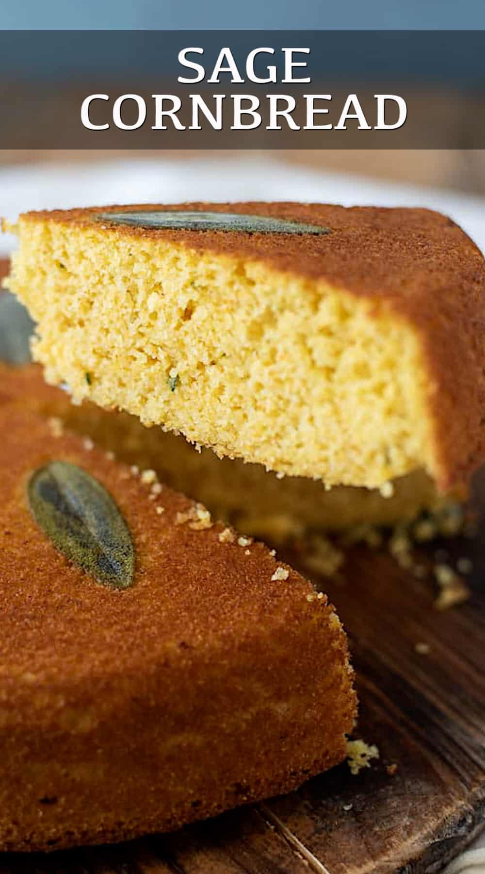 Lift a piece of wise corn bread