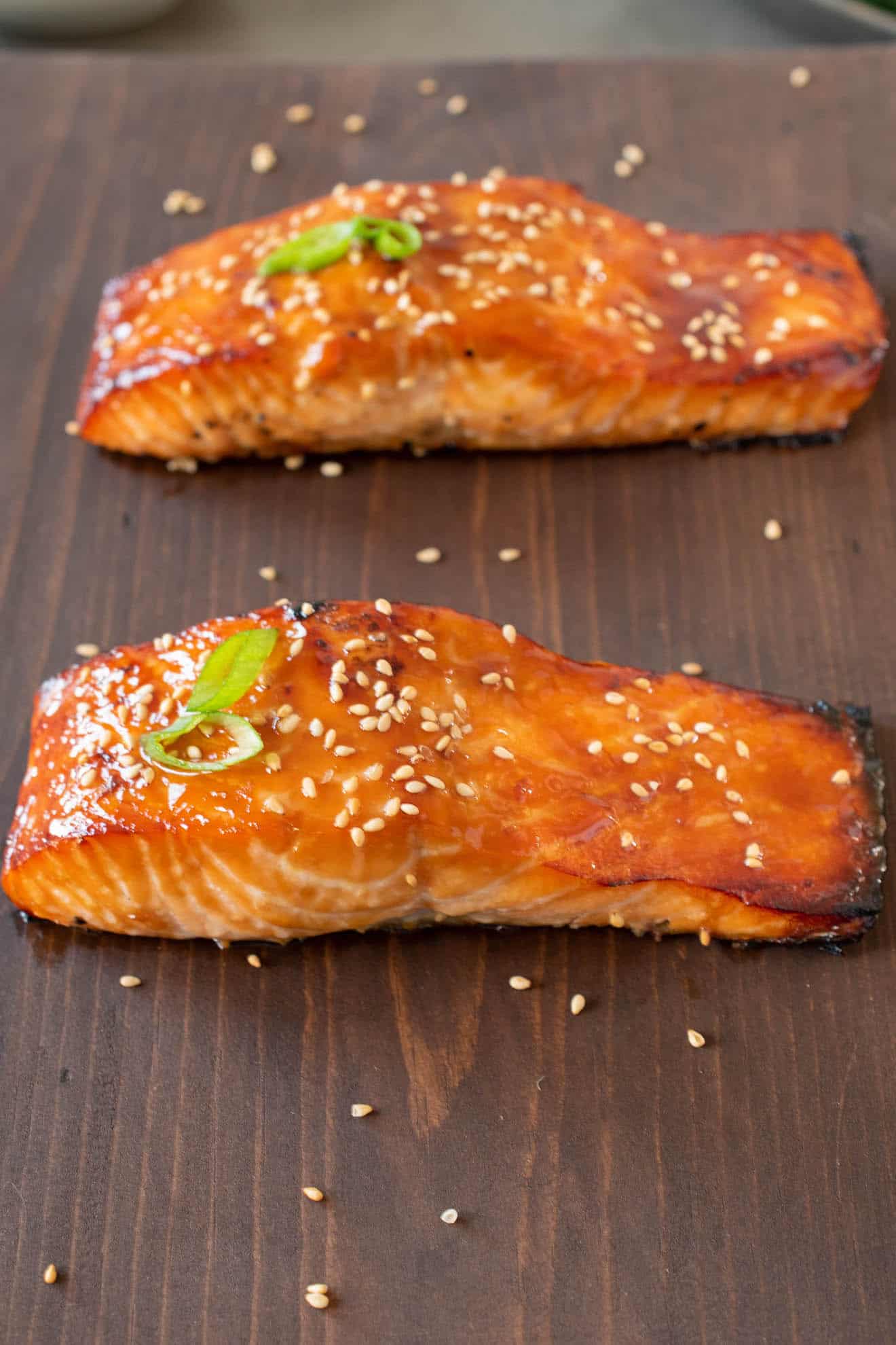 Teriyaki Glazed Salmon Recipe - Culinary Ginger