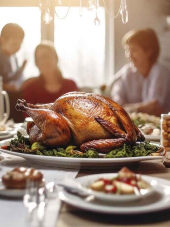 A thanksgiving table