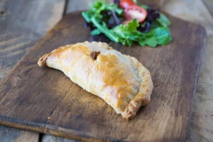 Traditional Cornish pasty are savory packages of beef and potatoes wrapped in flaky, buttery pastry. It makes a wonderful lunch or dinner on a chilly day.