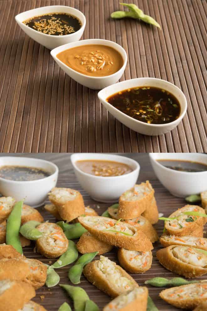 Trio of Asian Dipping Sauces - Culinary Ginger